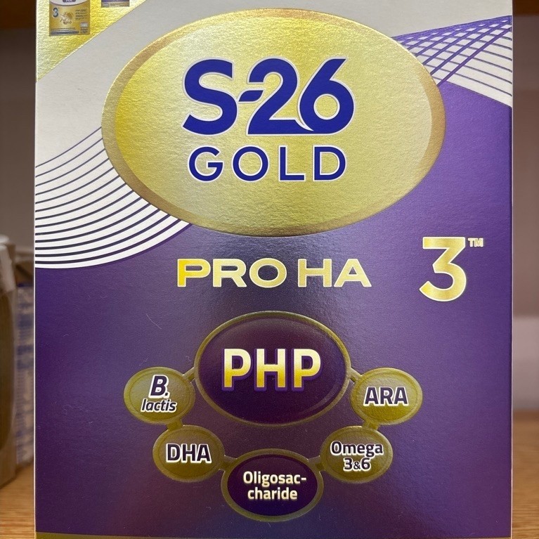 S-26 Gold Pro HA (เอส-26 โกลด์ โปร เอชเอ) ขนาด 380 กรัม สูตร 3 สำหรับ 1-3 ขวบ