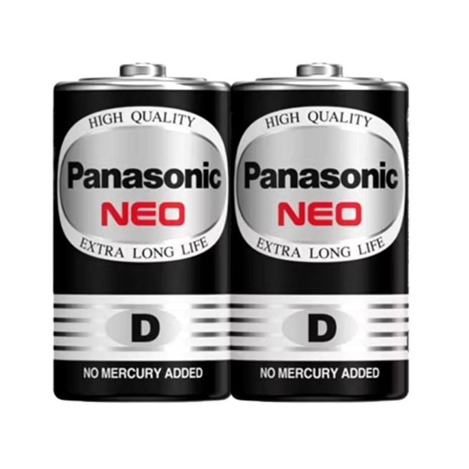 พานาโซนิค นีโอ ถ่านแมงกานีสขนาด 1.5 v แพ็คคู่ ไซส์ D