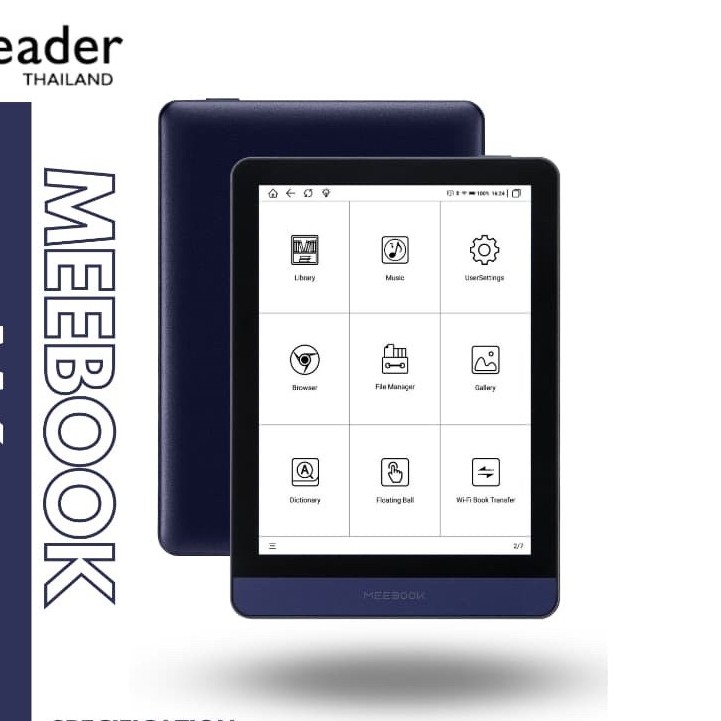 Meebook M6 eBook Reader 2023 Edition - New 6" Eink (Android 11 / Micro SD Slot 1TB)E Reader จอ 6" An