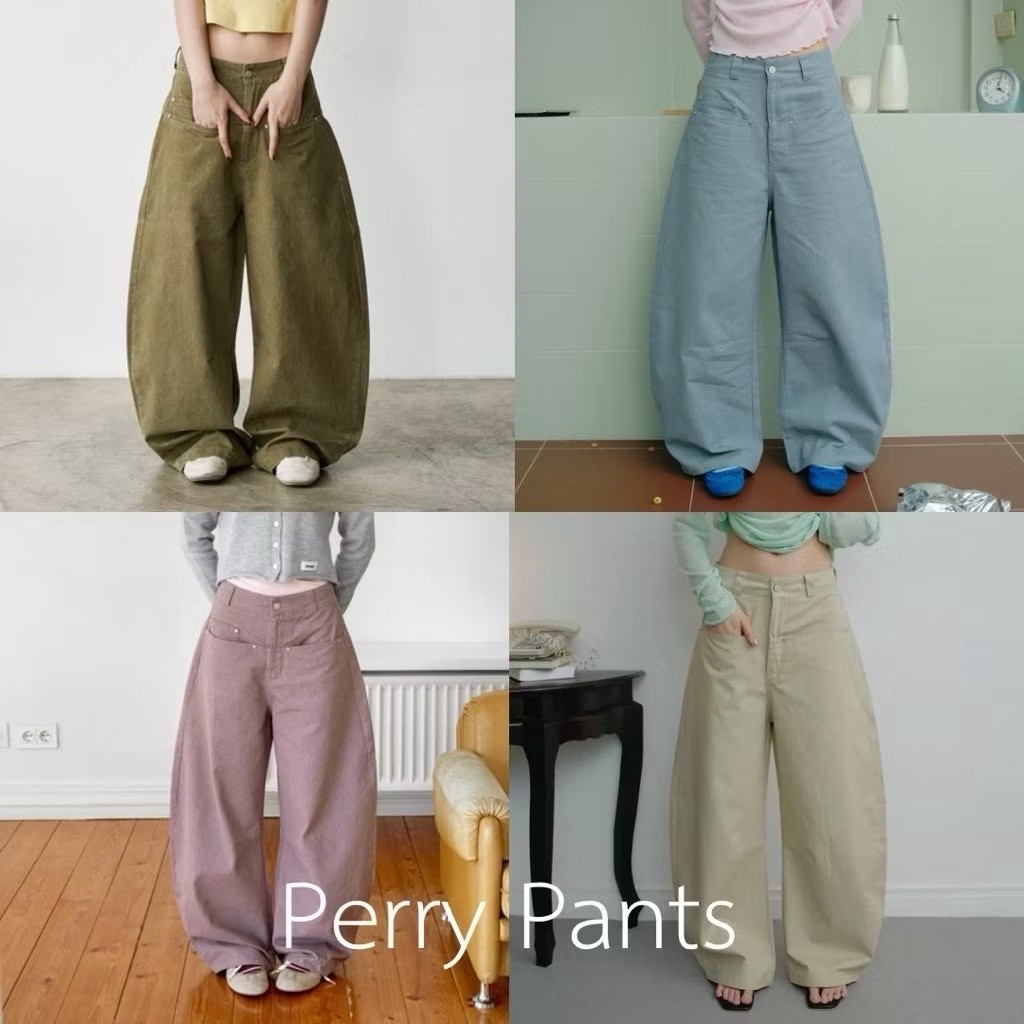 AMUSE BKK-Perry Pants กางเกงขาทรงบาเรล มือ 1