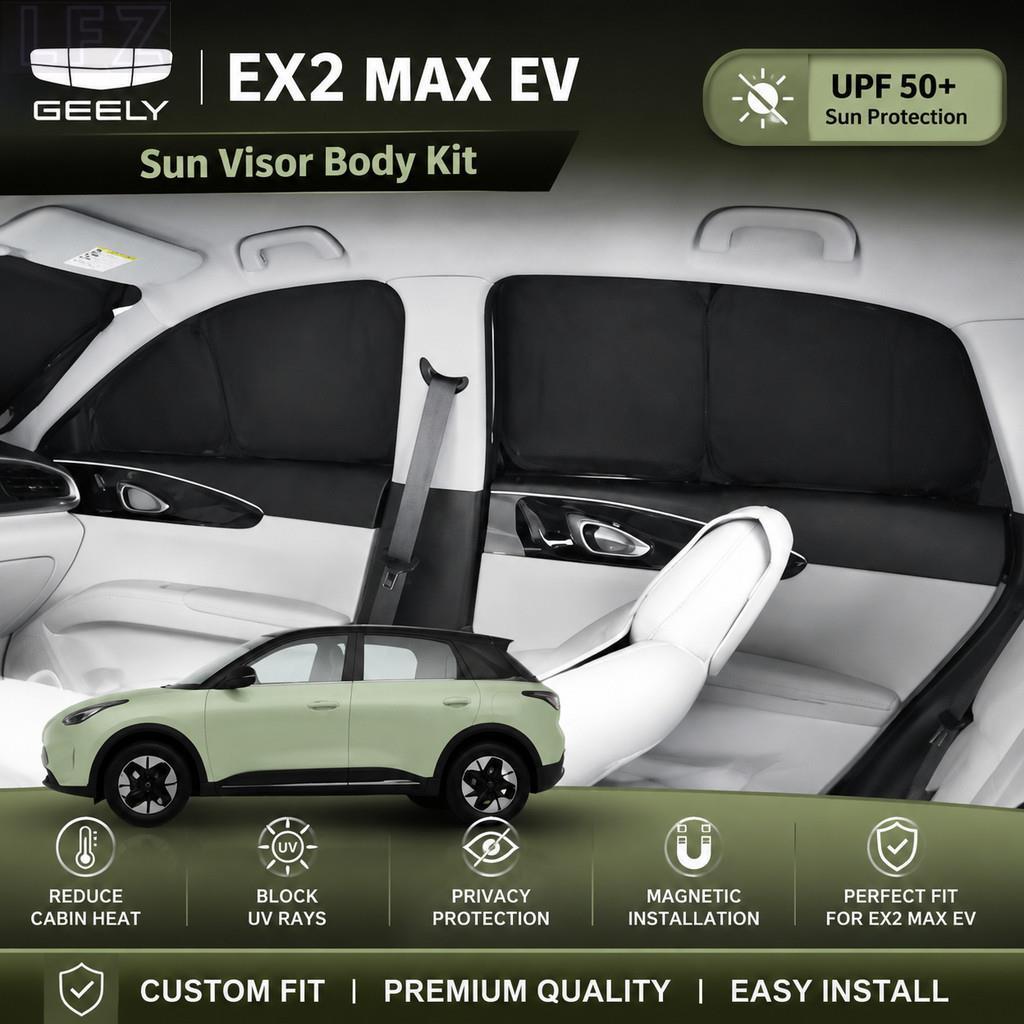 เหมาะสําหรับ Geely EX2 MAX EV Sun Visor Body Kit Geely EX2 อะไหล่รถยนต์ G168 EGAO