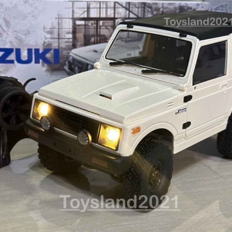 รถจิ๊บบังคับ WPL C74-1 SUZUKI jimny RC4*4 รีโมท2.4 มีไฟ ประตูเปิดได้ ถอดหลังคาออกได้ สินค้าตรงปก