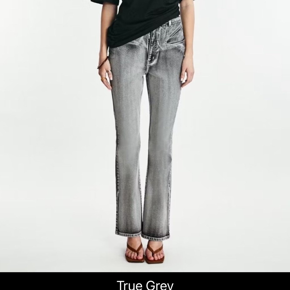Size S - Merge Curve Up Jeans สี True Gley