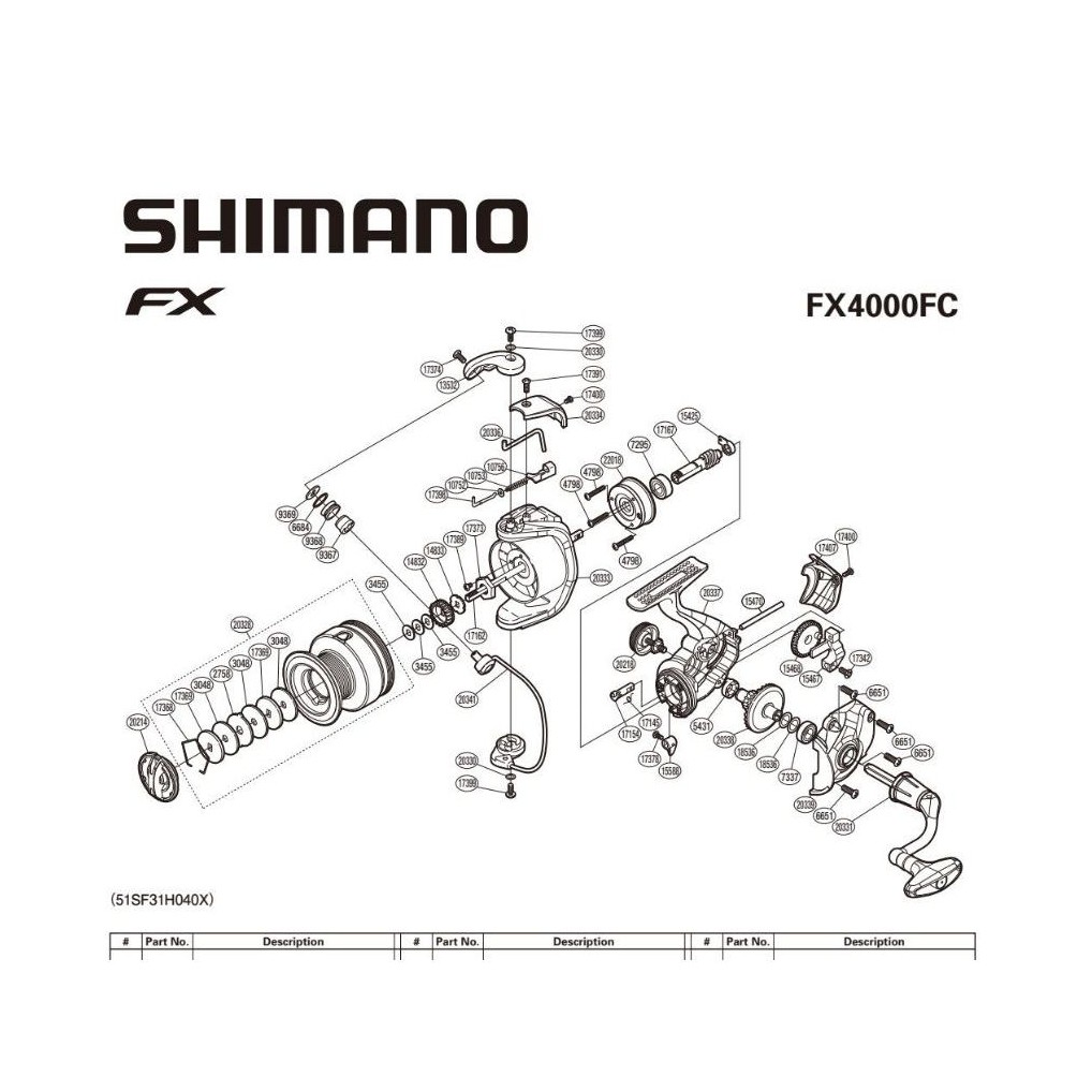 รอก Shimano Fx 4000 FC  ปี 19