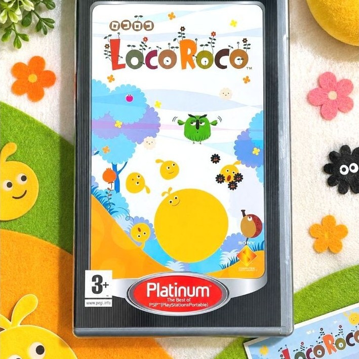 แผ่นเกม psp LocoRoco ภาษาอังกฤษ เล่นได้ปกติ มือสอง