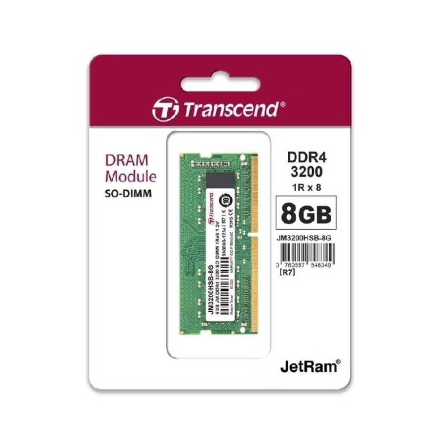 Transcend JM3200HSB-8G (DDR4 8GB 3200MHz SO-DIMM)