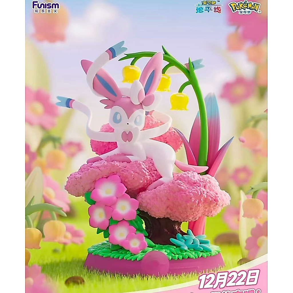 ของแท้Pokemon Eevee Eevee บอร์ดเกม กล่องสุ่มรุ่นที่สามสาววันเกิดของขวัญปีใหม่อินเทรนด์เล่นรูปเดสก์ท็อปตกแต่ง