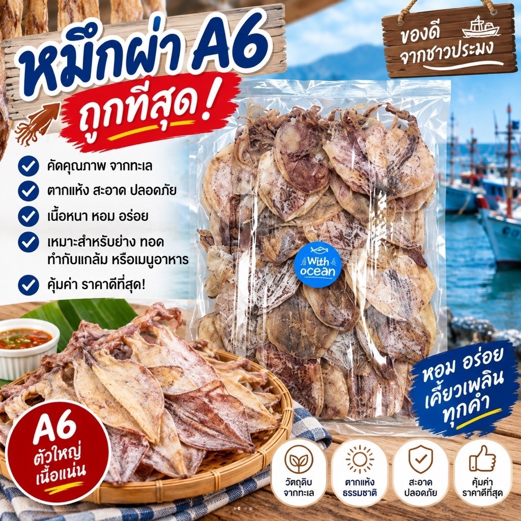หมึกผ่า A6  ถูกที่สุด