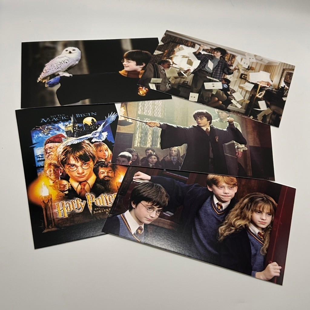 ( แยกขาย ) โปสการ์ด Harry Potter The Postcard Collection 100 ใบ แฮร์รี่พอตเตอร์ 15.3x9.7 cm.