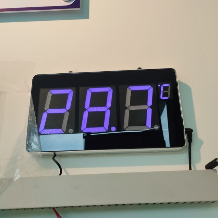 เครื่องวัดอุณหภูมิดิจิทัลจอใหญ่ ตั้งค่า ALARM อุณหภูมิสูง–ต่ำได้!…