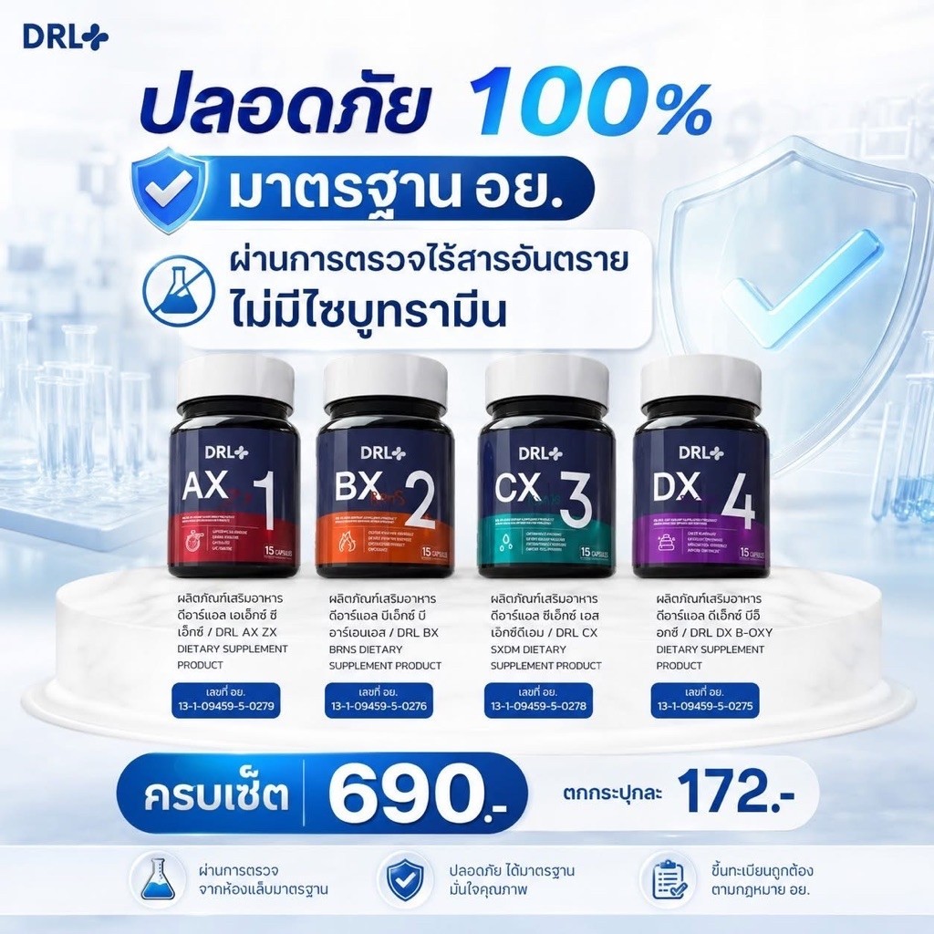 [ไม่พรีออเดอร์สินค้าพร้อมส่ง!!] ยอดขาย 10000+ชุด  Dr.Leen ดร.ลีน ตัวดังในFB (แท้1000%ไม่แท้มาด่าแม่ค้าได้เลยค่ะ!)