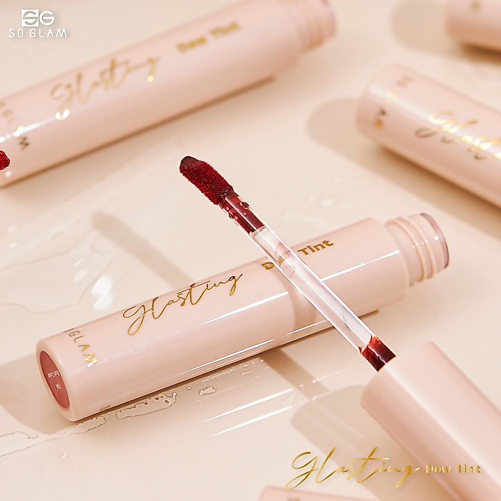 SO GLAM GLASTING DEW TINT 104 RUST COLOR โซ แกลม กลาสติ้ง ดิว ทินท์ ลิปทินท์ฉ่ำอิ่มน้ำ 104 — صورة 7