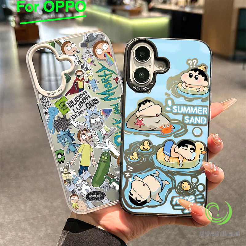 เคส OPPO ตัวการ์ตูน A15 A16 A18 A38 A78 A38 A18 A58 A77 A35 A17 A17K A79 5G A53 A16s A55 A3s A16s A55 A3s ป้องกันการตก