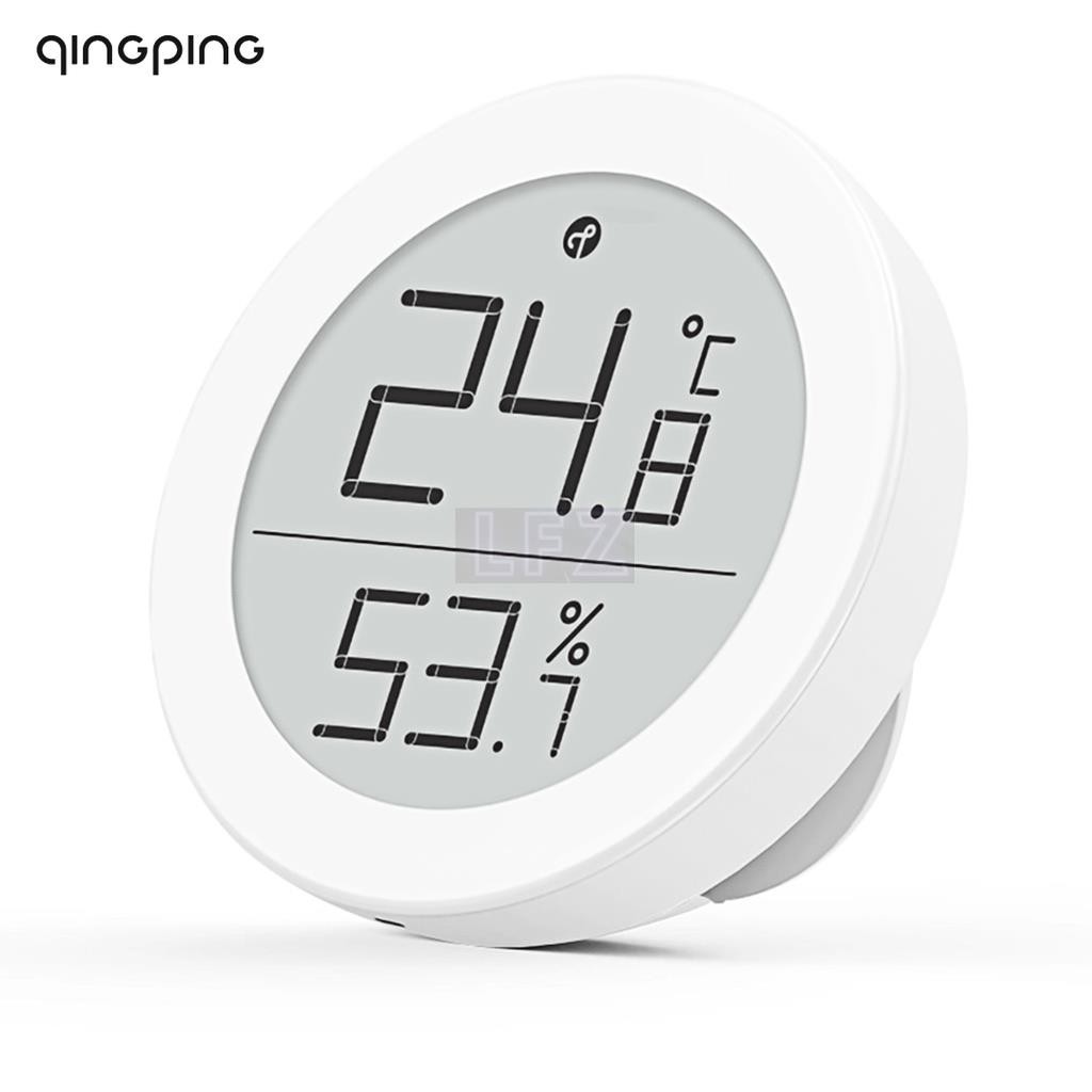 Qingping เครื่องวัดอุณหภูมิ และความชื้น ระบบเซนเซอร์ ความแม่นยําสูง รองรับ Apple Homekit และ Siri