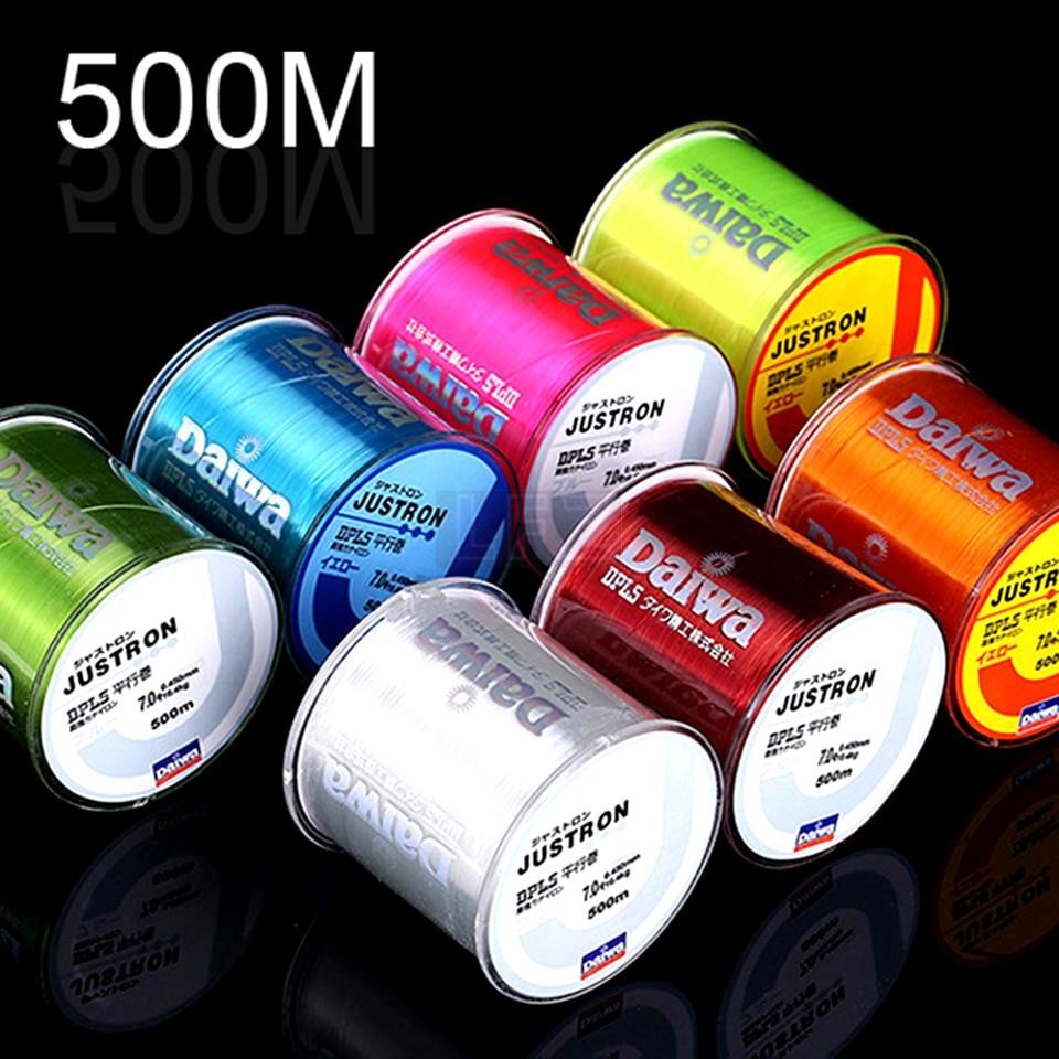 สายไนล่อนตกปลาคุณภาพดี 500 ม . 2-35 Lb