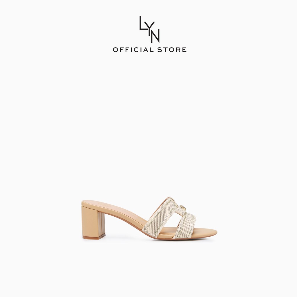 LYN - Hey Mid Canvas Heels รองเท้าส้นสูง Hey Mid Canvas  (LL24CSD120)