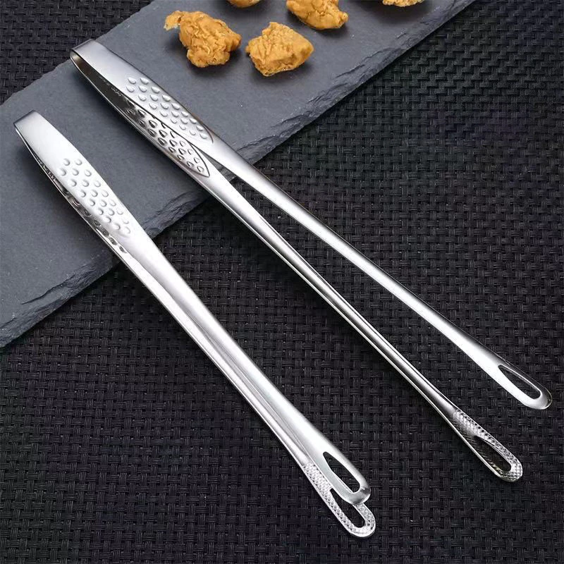 ที่คีบอาหาร สเตนเลสแท้ ที่คีบเนื้อ ที่คีบเนื้อย่าง 2ขนาด 24cm/28cm ที่คีบอาหารบุฟเฟ่ต์ แบบด้ามยาว MD5V