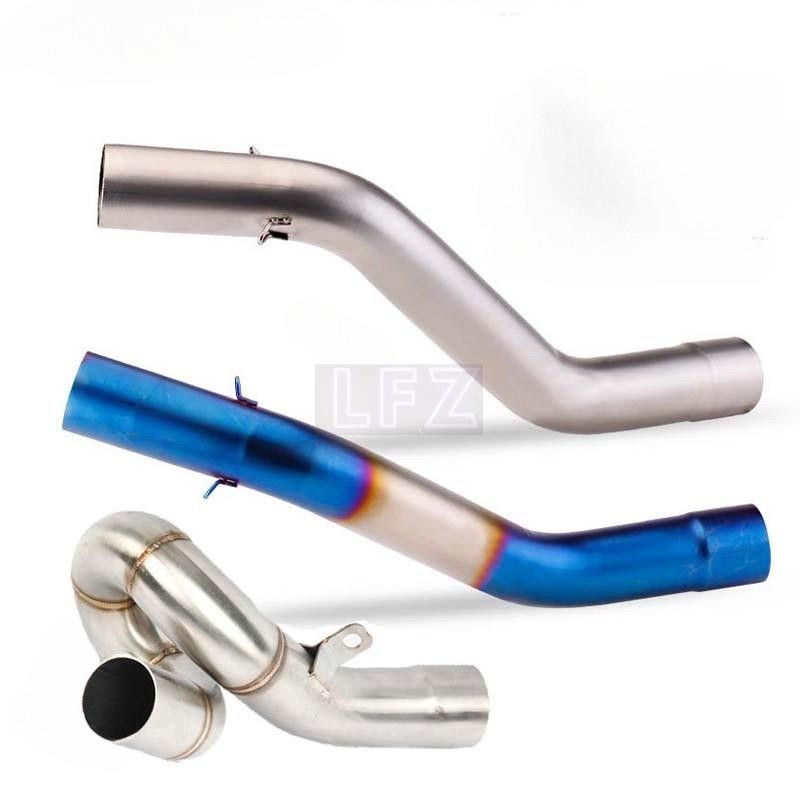 ZX-6R Slip-on Link Pipe 2009-2015 Exhaust System Modification Connect to 51MM/2" ID Mufflers