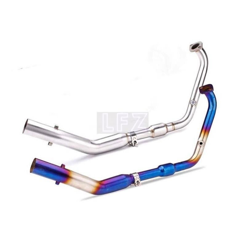 ท่อข้อศอกสําหรับ R15M R15V4 MT-15 พร้อมเซ็นเซอร์ O2 เชื่อมต่อกับ 51 มม./2" ID ท่อไอเสีย