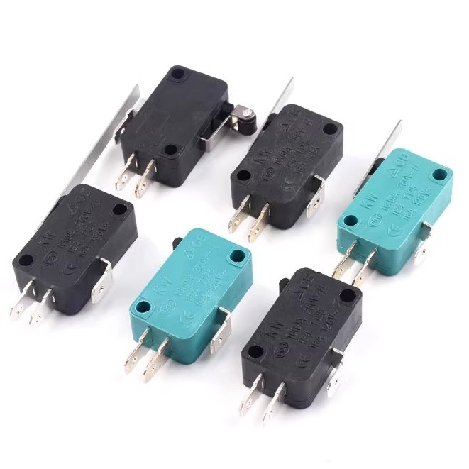 สวิตช์ตรวจจับการเคลื่อนไหวขนาดเล็ก KW7-0 KW7-1 KW7-2 KW7-3 ปุ่มสัมผัสแบบรีเซ็ตตัวเอง