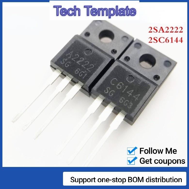 ทรานซิสเตอร์ A2222 C6144 2SA2222 2SC6144 Epson L310 L350 L360 L365 L555 L565 L120 L220 3 คู่ 1 คู่