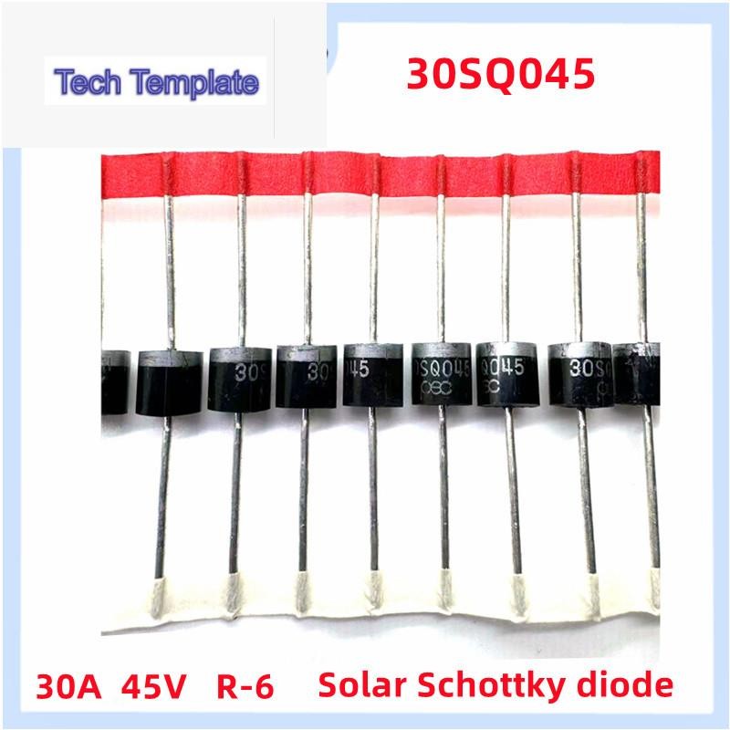 100 ชิ้น/ล็อต 30SQ045 R-6 30A 45V Solar Schottky diode คุณภาพดีที่สุด
