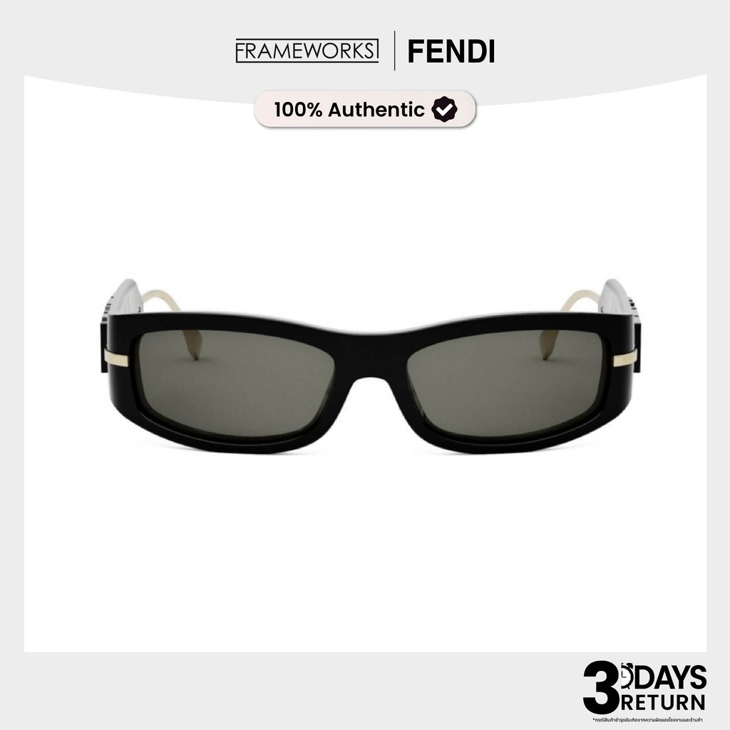 [ของแท้] FENDI FENDIGRAPHY แว่นกันแดด รุ่น FE40120I | มือหนึ่ง พร้อมกล่องและอุปกรณ์ครบ