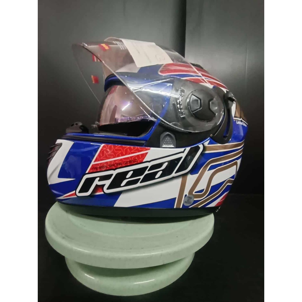 หมวกกันน็อค REAL GP 18 Limited Edition  Size L  รหัส M324 ลดล้างสต็อค (ไม่ถุงคลุมหมวก ไม่มีกล่องของr