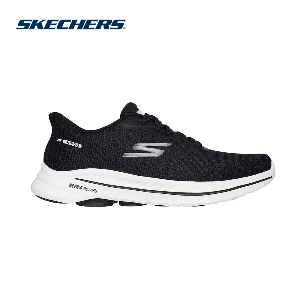 Skechers สเก็ตเชอร์ส รองเท้าผู้ชาย Men Slip-Ins GOwalk 8 Pate Walking Shoes - 216783-BKW Air-Cooled 