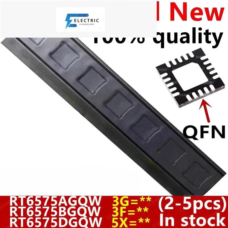 (2-5ชิ้น) 100% ใหม่ RT6575AGQW RT6575A (3G=2B 3G=.. ) RT6575BGQW RT6575B ( 3F=1D 3F=.. ) RT6575DGQW 