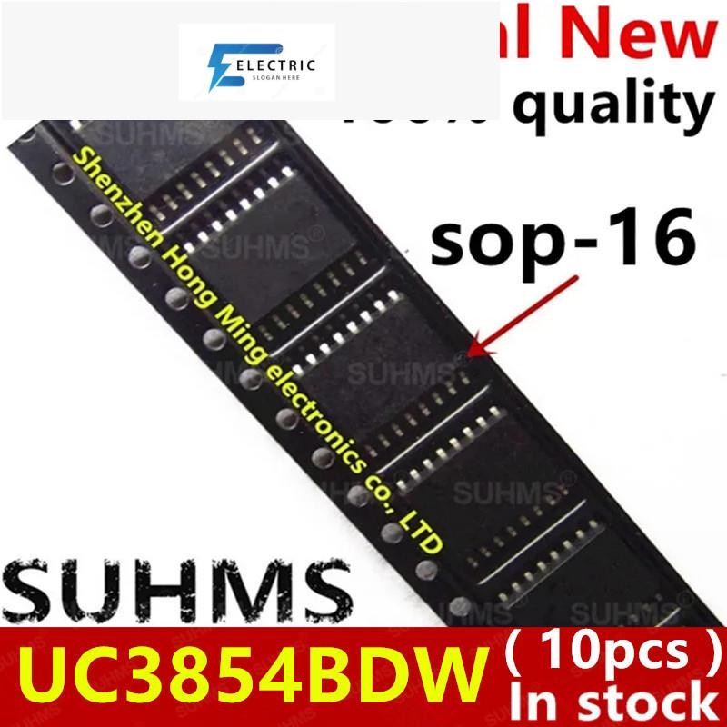(10 ชิ้น) 100% ใหม่ UC3854BDW UC3854 SOP-16