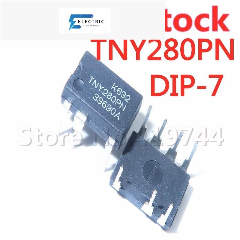 5 ชิ้น Ic Tny280Pn Tny280P Tny280 Dip-7 ชิปการจัดการพลังงาน Lcd