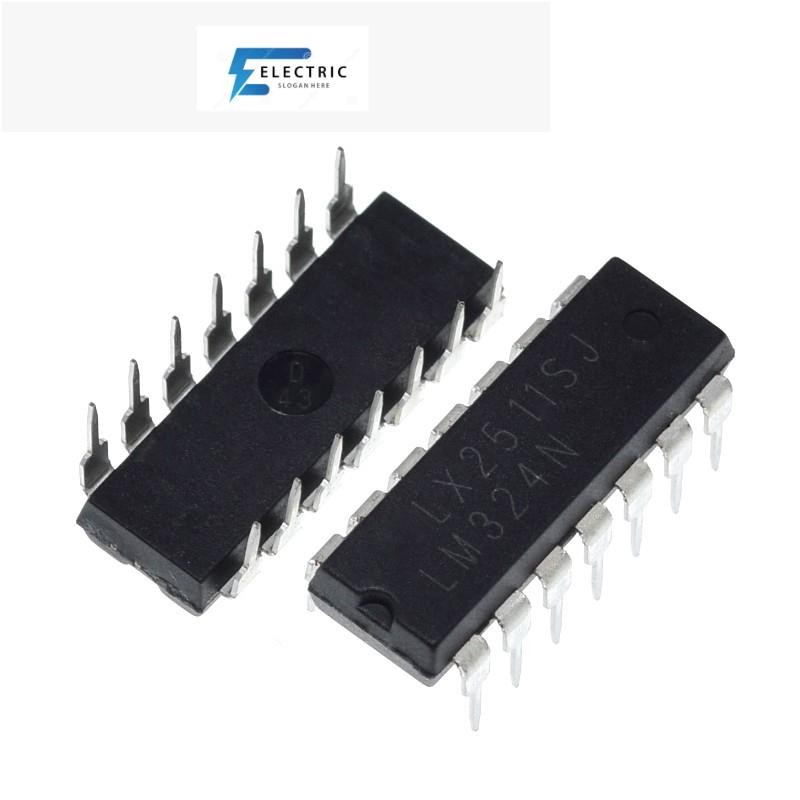10PCS LM324N LM324 เครื่องขยายเสียงการทํางานสี่ตัว