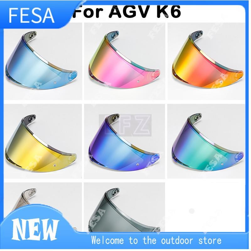 Motorcycle Helmet Shields Replacement for AGV K6 K6S Visor Helmet Windshield Uv Protevtion Viseira C