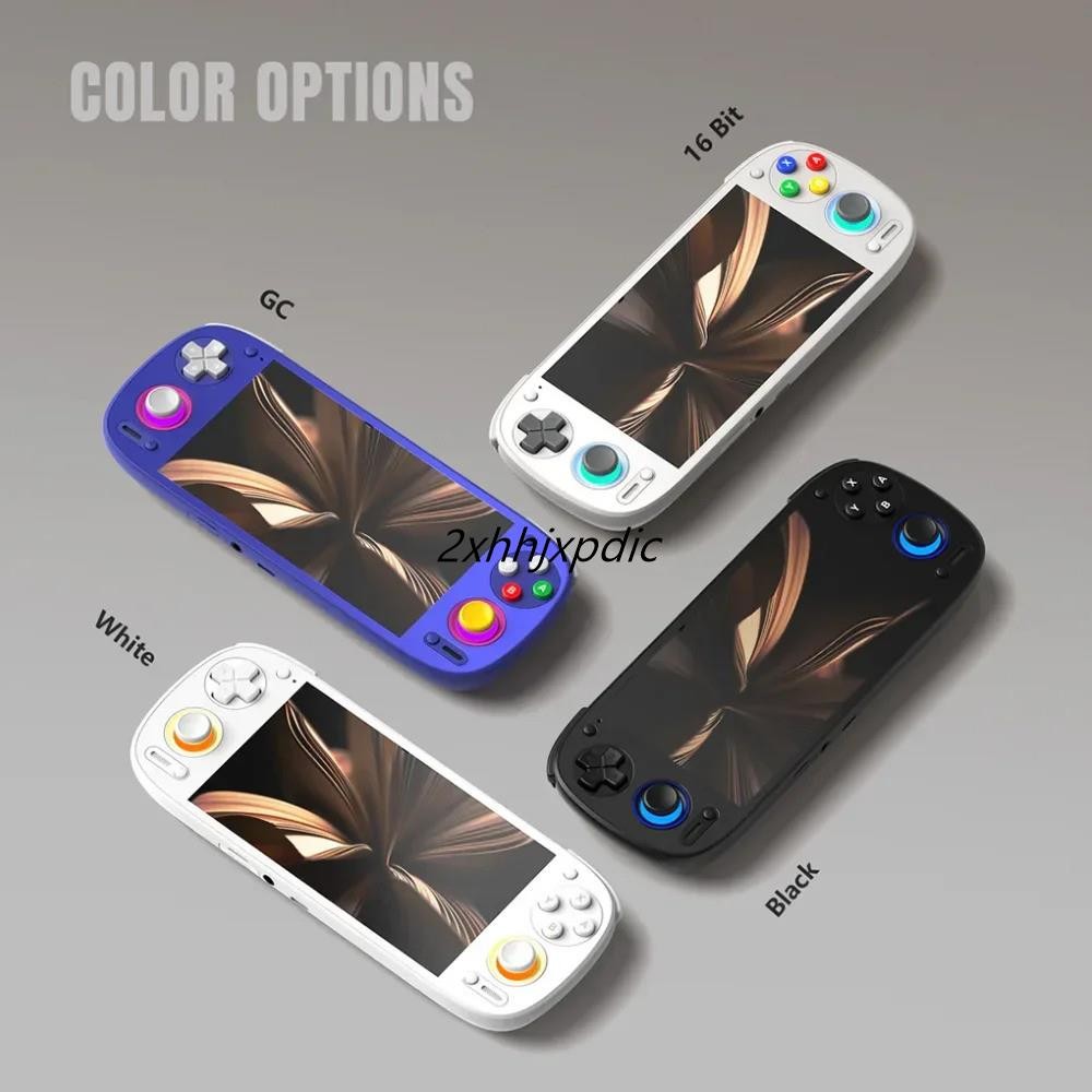 Retroid Pocket 5 RP5 คอนโซลเกมมือถือ 5.5 นิ้วหน้าจอสัมผัส AMOLED SD865 Android13 เกม PS2