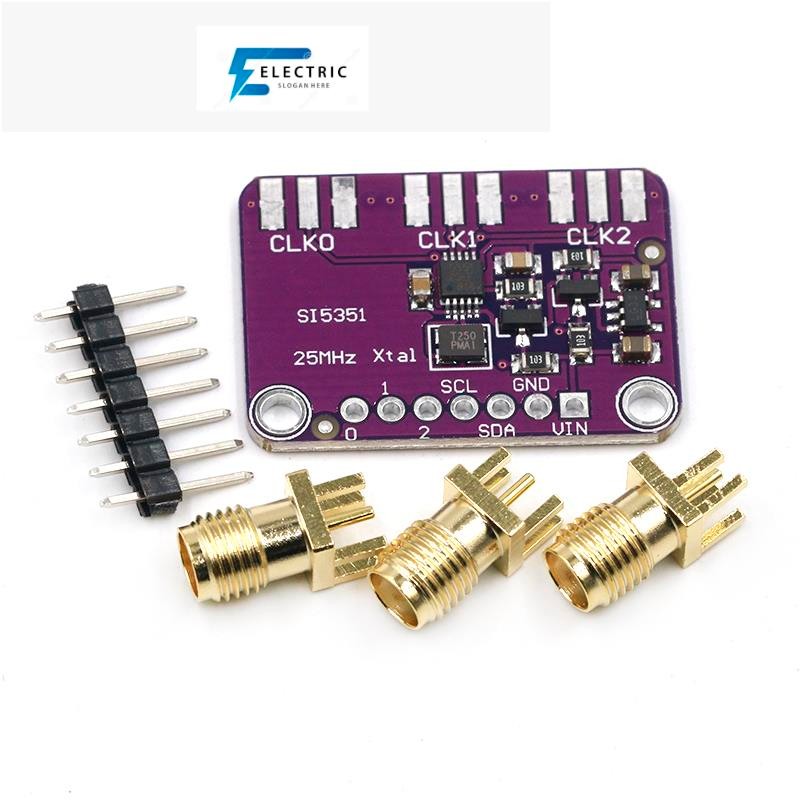 Dc 3V-5V CJMCU-5351 Si5351A Si5351 I2C บอร์ดโมดูลเครื่องกำเนิดไฟฟ้า สำหรับ Arduino 8KHz-160MHz