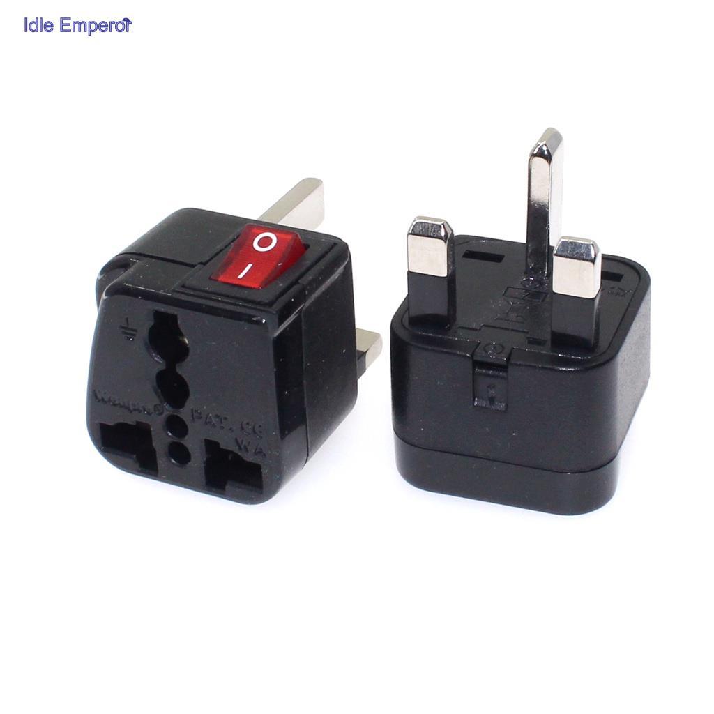 Wonpro อะแดปเตอร์ซ็อกเก็ตติดผนัง พร้อมสวิตช์ และไฟแสดงสถานะ สําหรับ Singaporeประเทศไทย อินโดนีเซีย ม