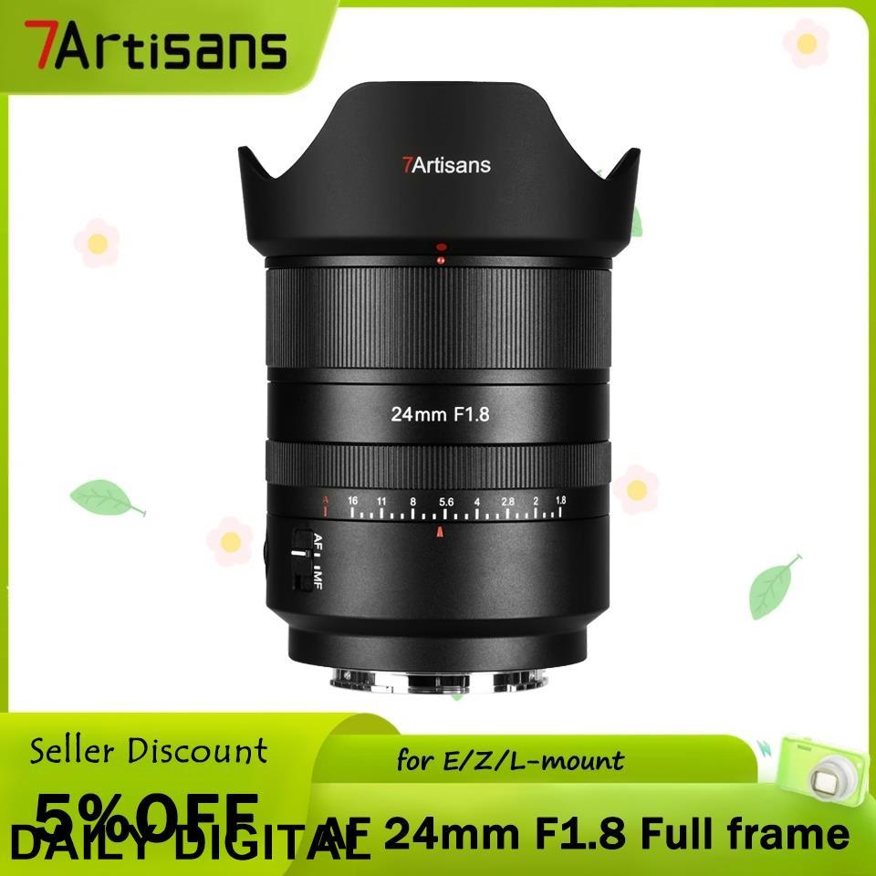7Artisans AF 24mm f1.8 เลนส์โฟกัสอัตโนมัติแบบเต็มเฟรมสําหรับกล้อง Sony E mount