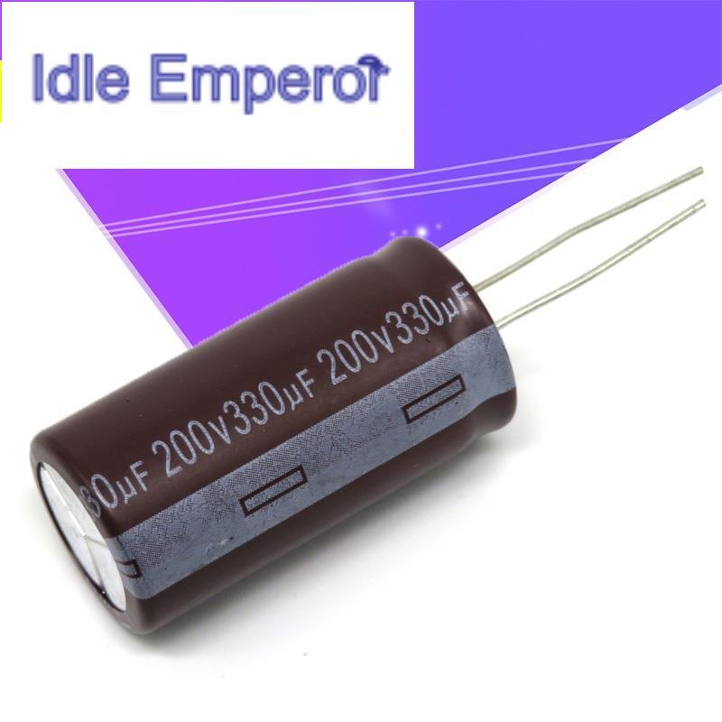5PCS 200v330uf 330uf220v 18*35 Electrolytic capacitor 200v 330uf 18x35