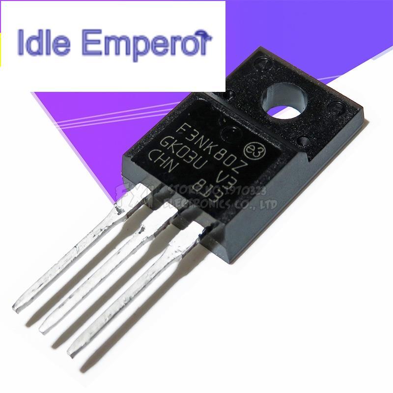 ทรานซิสเตอร์ มอสเฟต STF3NK80Z STF3NK80 TO220 TO-220 F3NK80Z 10 ชิ้น