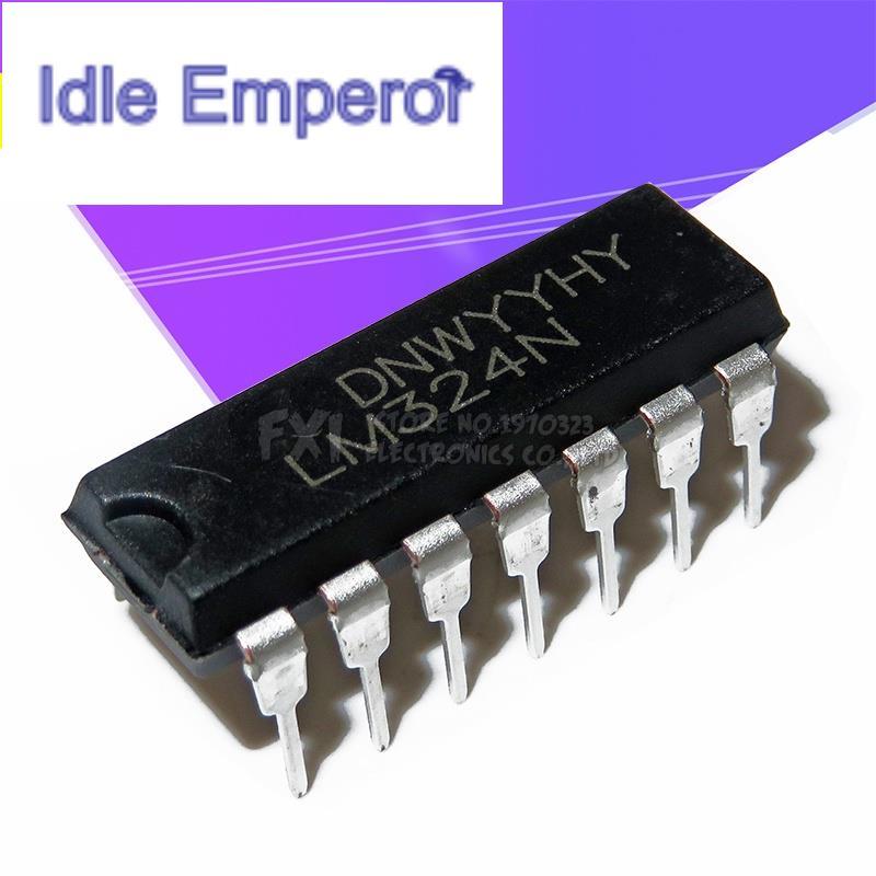 ปลั๊กตรง LM324N DIP14 DIP LM324 10 ชิ้น