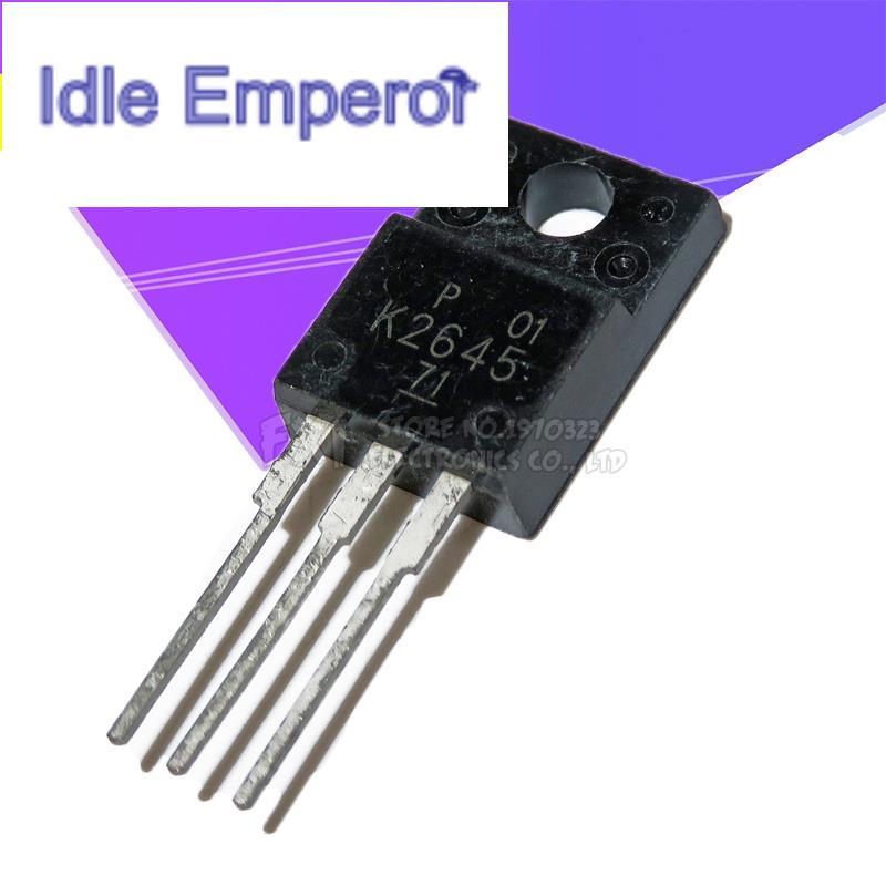 10pcs 2SK2645 K2645 TO-220F 600V 9A 1.2 MOSFET N-Channel transistor new original
