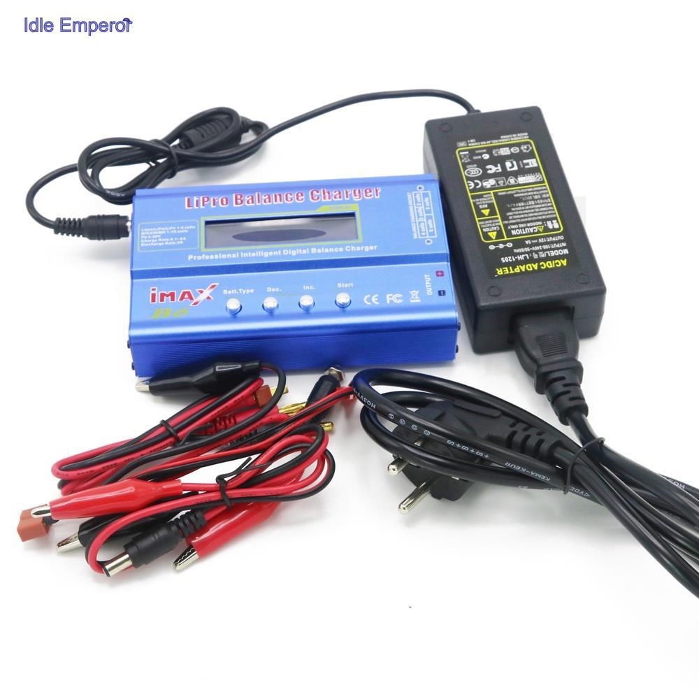 Imax B6 80W 6A ที่ชาร์จแบตเตอรี่ Lipo NiMh Li-ion Ni-Cd ดิจิทัล RC Balance Charger Discharger + 12V 
