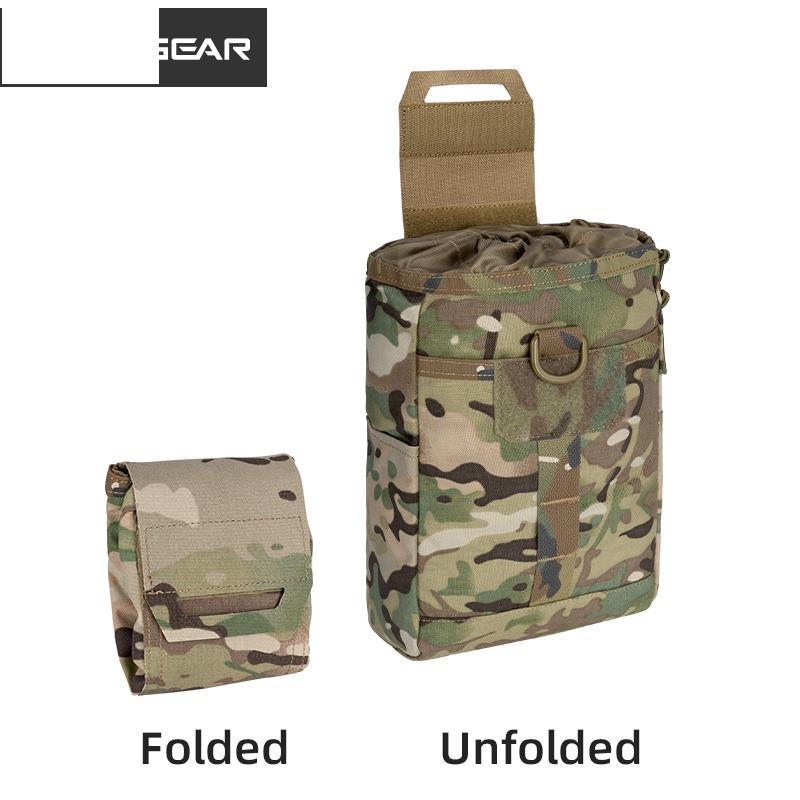 กระเป๋าเข็มขัดคาดเอว แบบพับได้ สําหรับตั้งแคมป์ เดินป่า 3577