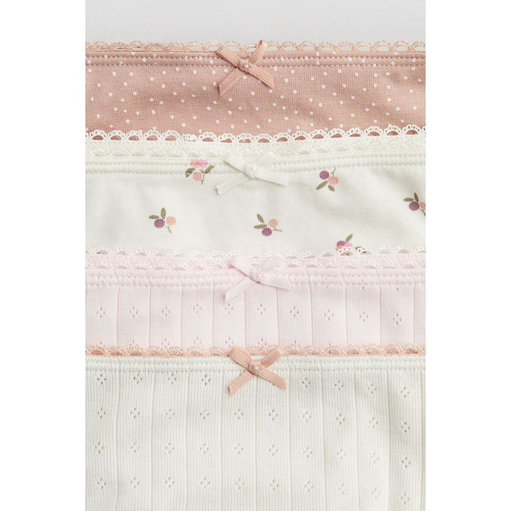 H&M(เอชแอนด์เอ็ม) แพ็ก 5 ชิ้น กางเกงในคอตตอน Girls 5-pack cotton briefs 1268629_2