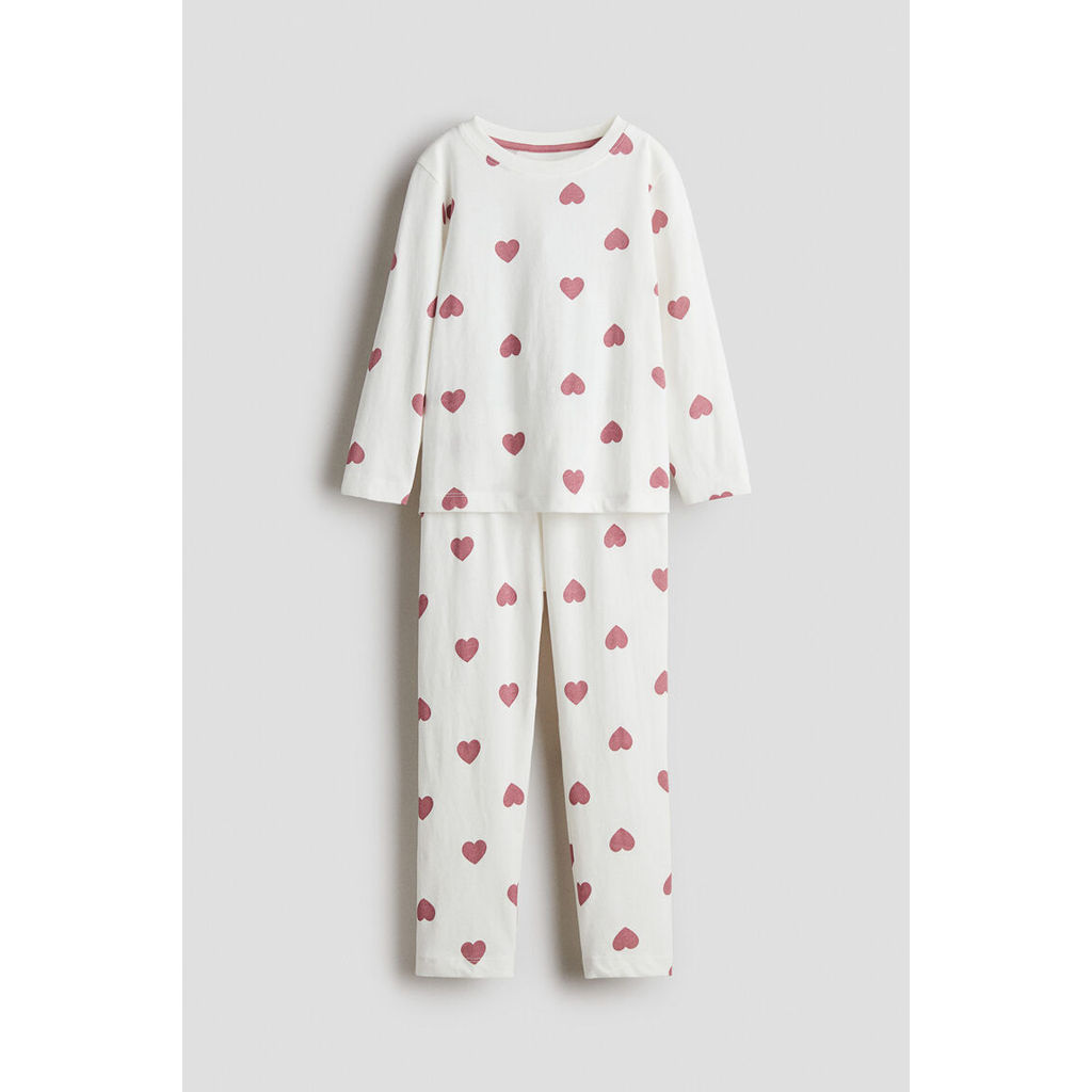 H&M(เอชแอนด์เอ็ม) ชุดนอนผ้าคอตตอนพิมพ์ลาย Girls Printed cotton pyjamas 1230485_5