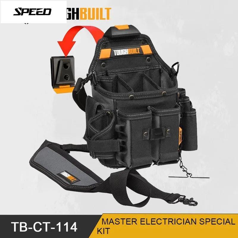PMH-TOUGHBUILT TB-CT-114 Journeyman กระเป๋าช่างไฟฟ้าสายคล้องไหล่หนาขนาดใหญ่ความจุเอว Tough Built กระ