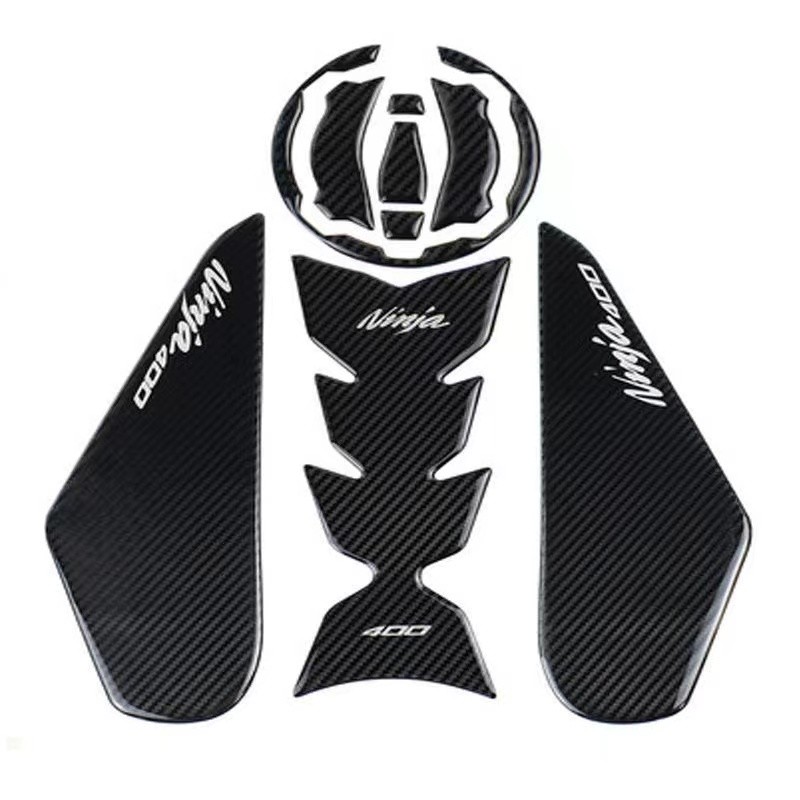 กันรอยถังน้ํามัน สติกเกอร์กันลื่น สําหรับติดฝาถังน้ํามันรถจักรยานยนต์ Kawasaki Ninja Ninja400 / Z400