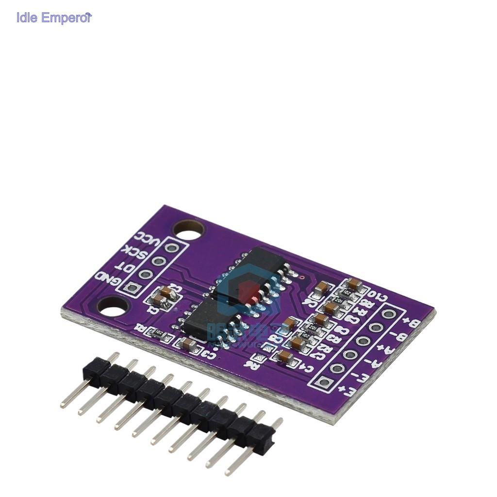 Cs1238 24-Bit ADC โมดูลบอร์ด TL431 ฐานด้านนอกชิป Dual Channel การชั่งน้ําหนักการตรวจจับ 24bit