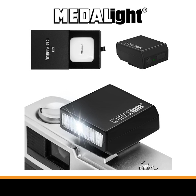พร้อมส่ง MEDALight F1s Mini Flash Camera Head พร้อมแบตเตอรี่ในตัว (ประกันศูนย์ 1 ปี) Camera Flash Ri